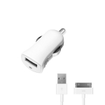     Apple (30 pin) - 1A - Deppa MFI - White