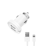     Apple iPhone 5S - 2.1A -  2 USB  - Deppa - White