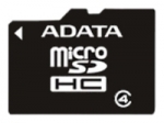   Micro SD HC - ADATA - Class 4 - 16GB