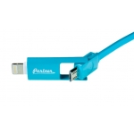 USB- 2  1   Micro USB  Apple Lightning 8-pin - Partner - Blue